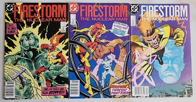 Firestorm Nuclear Man 1986  #52 53 54  DC Comics VF Fine Lot of 3
