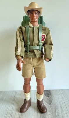 Figurine Big Jim Parlante - Sac à Dos Opérateur Radio, Série Spy, Mattel 1972