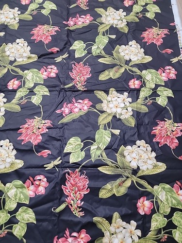 Tessuto floreale vintage anni 80 P. Kaufmann Carol Lake 55" repellente per suolo e macchie 3,7 iarde - Foto 2 di 7