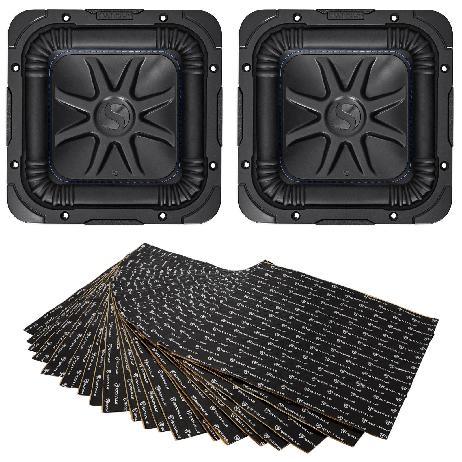 2 Автомобильных сабвуфера Kicker L7S82 мощностью 8900 Вт Solobaric L7S Комплект для подавления звуковой вибрации 70490₽