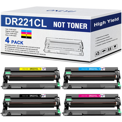 Onlyu Compatible Dr221 Drum Unit Not Toner Replacement For Brother Dr221Cl