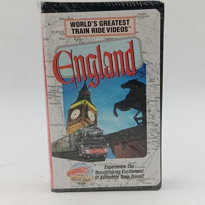 Vintage World's Greatest Train Ride England VHS Documentary Trains New Sealed