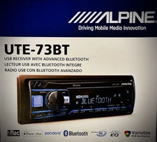 Alpine UTE-73BT Adavanced Bluetooth Digital Media Receiver 1990-2002 Acura Honda