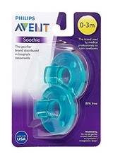Philips 2 Pack AVENT Soothie Pacifier Green 0-3 Months