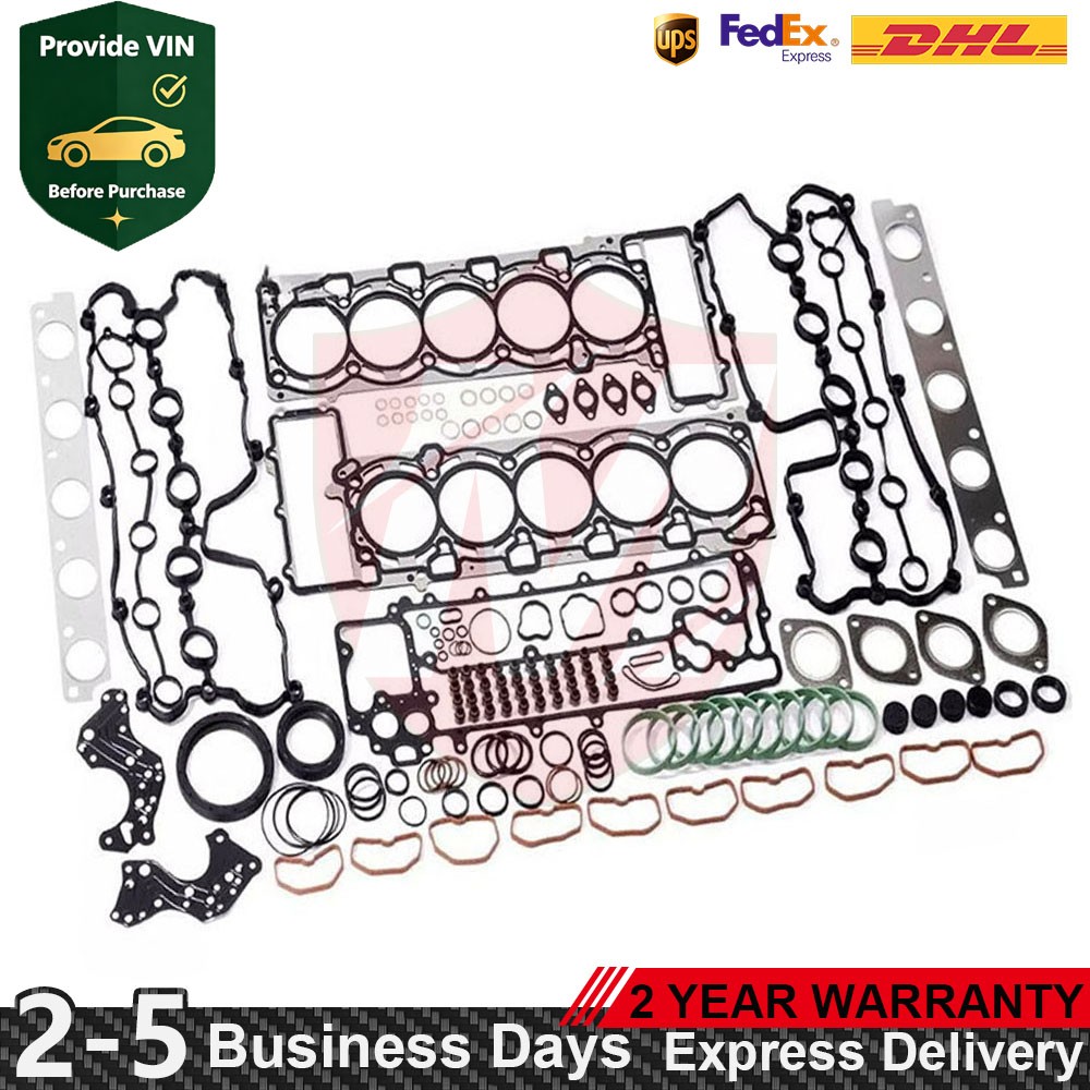 Cylinder Gaskets Seals Overhaul Kit for Audi R8 Lamborghini 5.2L FSI V10 CSP BUJ