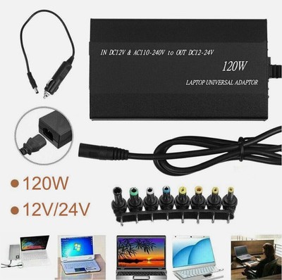 120W DC 12V Laptop KFZ Ladekabel Für Notebook Netzteil Adapter Ladegerät Auto DE