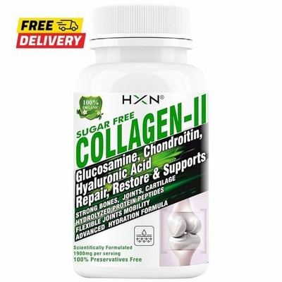 Joint Support Supplement Collagen Vitamin D3,Hydrolyzed Healthy Bone 60 Tablets