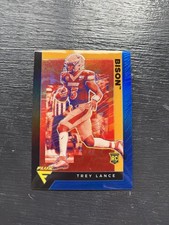 2021 Chronicles Flux Draft Picks Trey Lance  Blue /99 Dallas North Dakota St