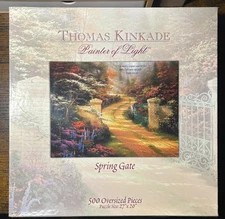 Thomas Kincaid Spring Gate 500 Piece Puzzle, NEW