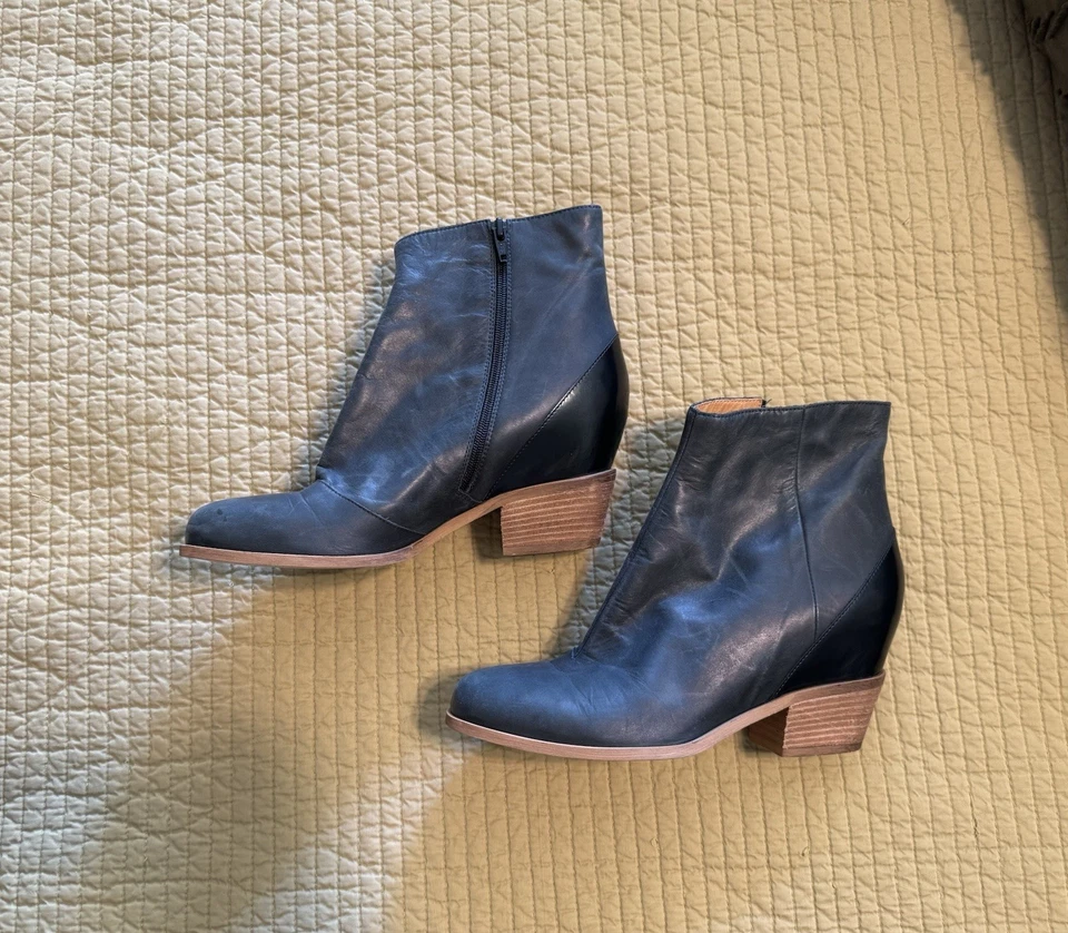 Botines Mason Martin Margiela Paris MM6 Cuero Verde Talla 38 Hechos en Italia Foto 4 de 4