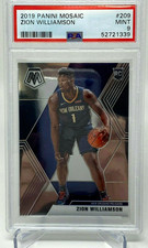 2019 Panini Mosaic  #209  Zion Williamson Rookie Card RC PSA 9