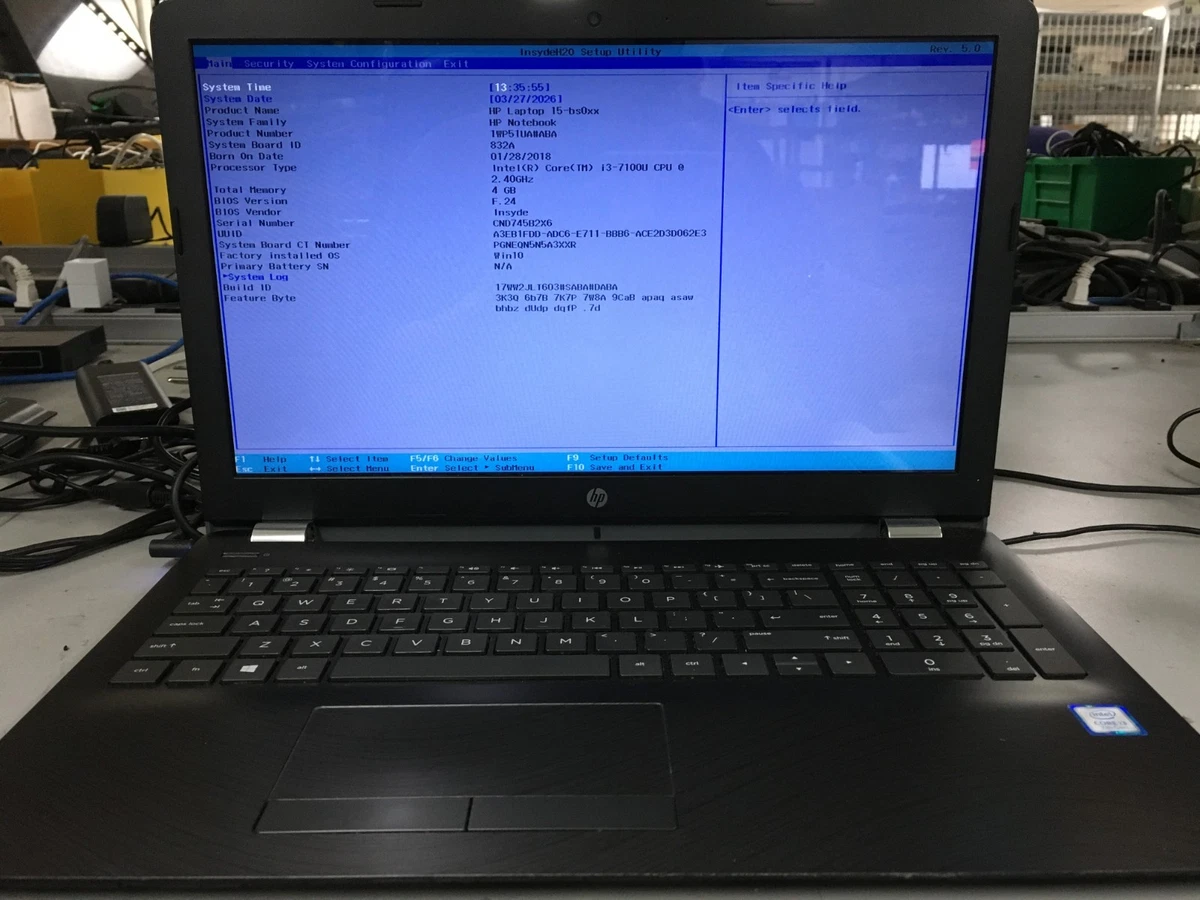 HP Intel Core i3 7th Gen. 4 GB RAM PC Laptops & Netbooks for sale