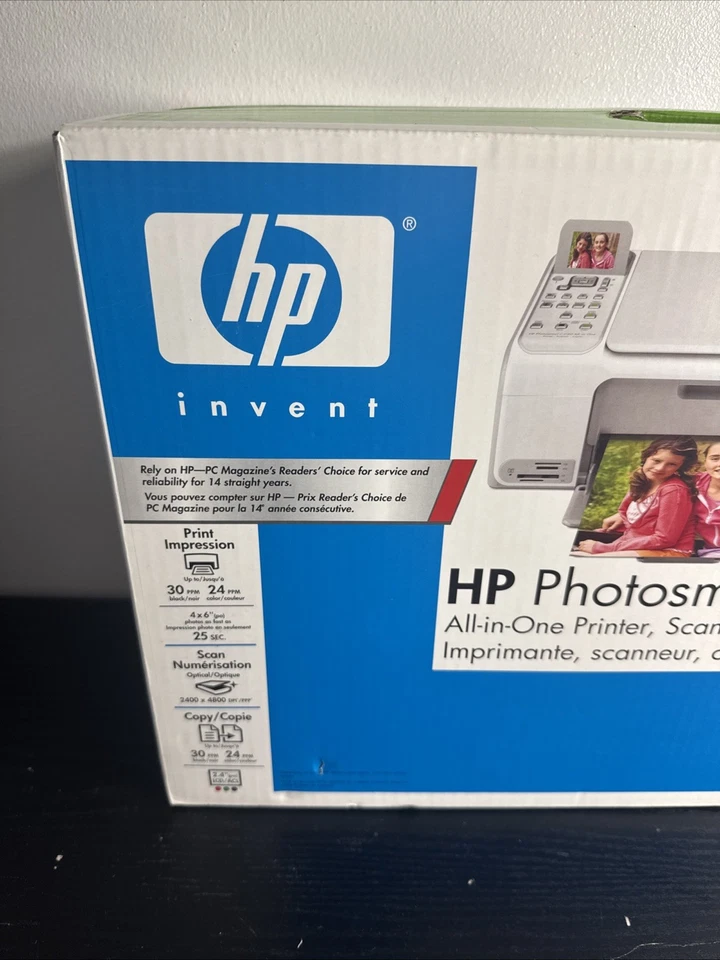 HP Photosmart C4180 All-in-One Thermal Inkjet Printer Scanner Copier Brand New - Image 3 of 4