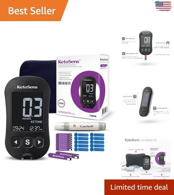 Ultimate Keto Diet Blood Ketone Testing Kit - Includes Meter & 10  Strips