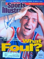 Bill Laimbeer Detroit Pistons Autographed Sports Illustrated 11/5/90