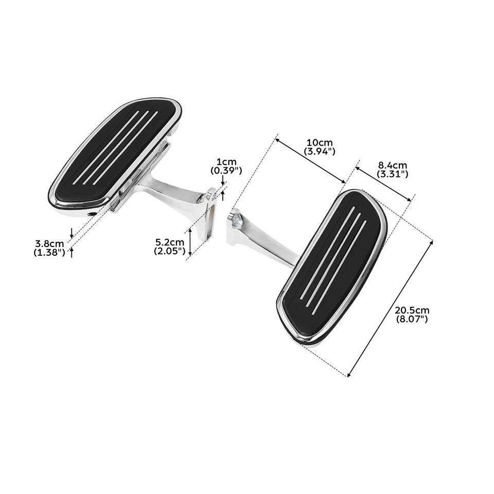 Pegstreamliner Passenger Foot Floor board For Harley Touring Street Glide 93-Up - Image 2 of 4
