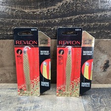 Lot of 2 Revlon "Gold Series" Slant Tweezers - Diamond Coated Tip - 2ct - 42014