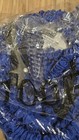 Blue/Black Expandable Expanding Garden Hose Fabric & Plastic w/ Spray Nozzle — photo 4