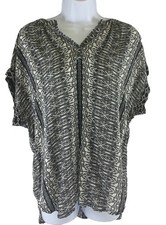 Chelsea & Theodore Top Size L Geometric Aztec Sleeveless High Low Soft Viscose