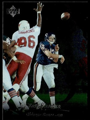 1996 Upper Deck Silver Erik Kramer Chicago Bears #35