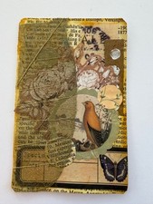 ACEO Art Card Abstract Mixed Media Textured Collage Original OOAK