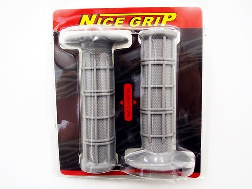 HONDA CRF125 JBS GREY HAND GRIP SET LEFT RIGHT PAIR HANDLEBAR GRIPS - Foto 4 di 4