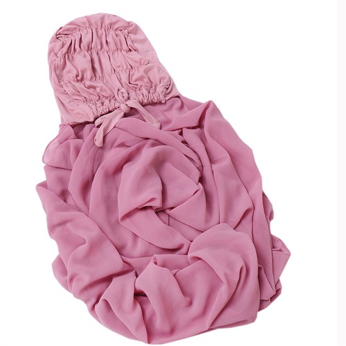 Instant Women Cap Long Scarf Shawl Hijab Hat Headwrap Turban Islamic Headscarf - Picture 23 of 44
