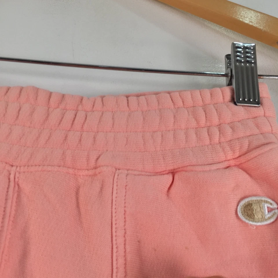 Champion Sudadera Pantalones Cortos Mujer XS Rosa Elástico Mezcla Algodón 103441 Foto 3 de 4