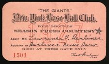 1927 Ticket Pass Mel Ott 1st HR/511 Life/New York Giants/Lloyd Waner Last Hit ⚾️ 1927 Ticket Pass Mel Ott 1st HR/511 Life/New York Giants/Lloyd Waner Last Hit ⚾️