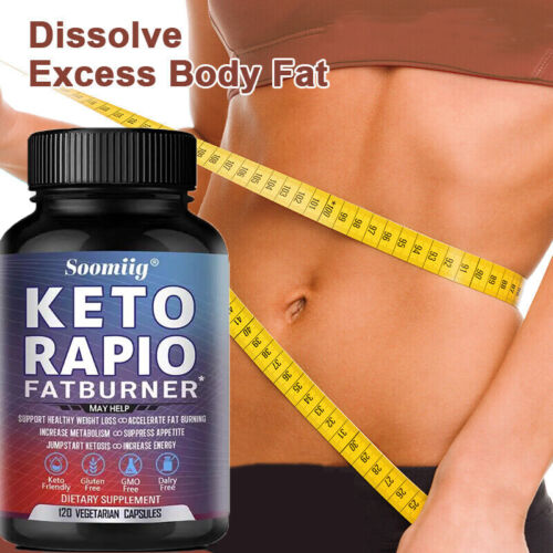 Keto Capsules Ketone Advanced Weight Loss Fat Burn Dietary Supplement Men Women - Picture 1 of 10