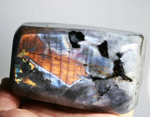 1.80lb NATURAL Rainbow Labradorite Crystal Stone Polished Stone Madagascar - Picture 12 of 12