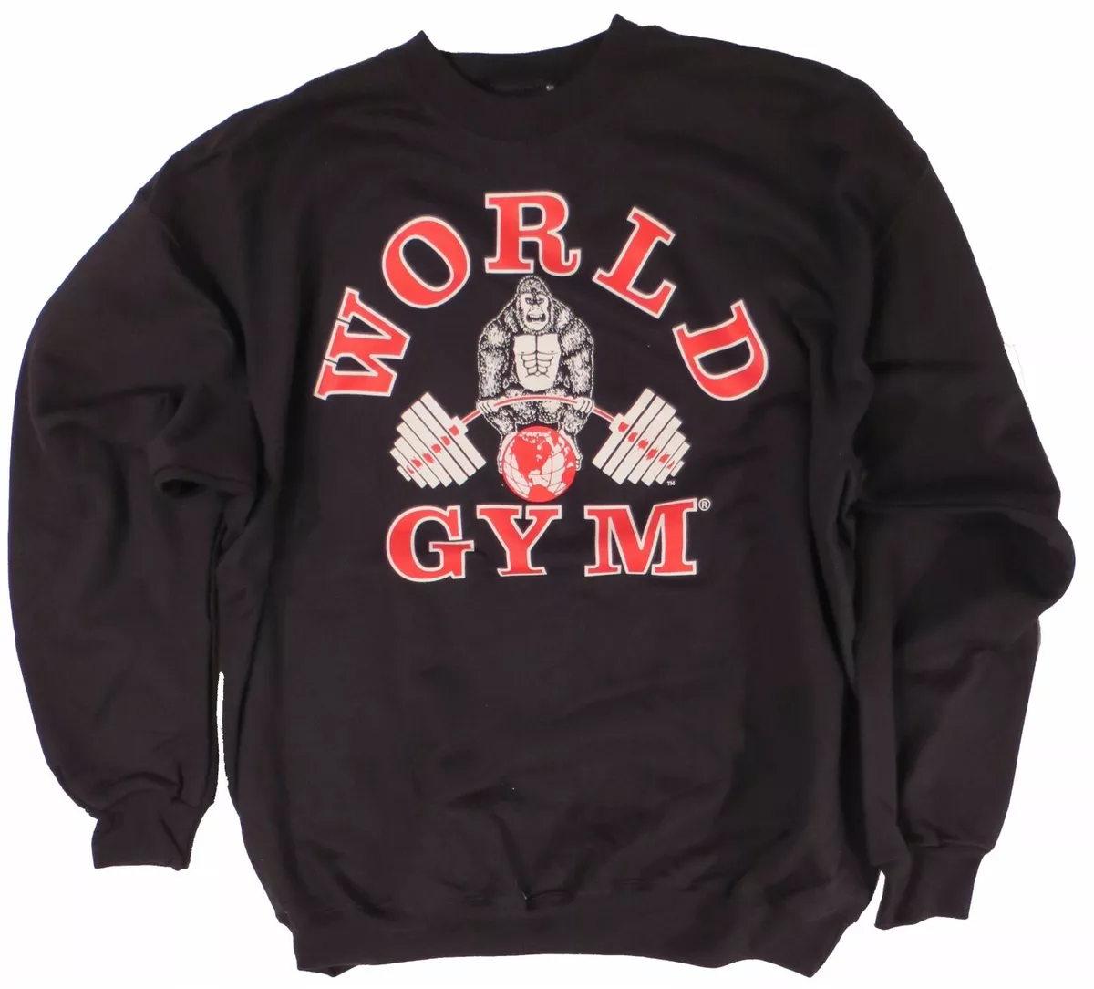 World gym sweatshirt deals