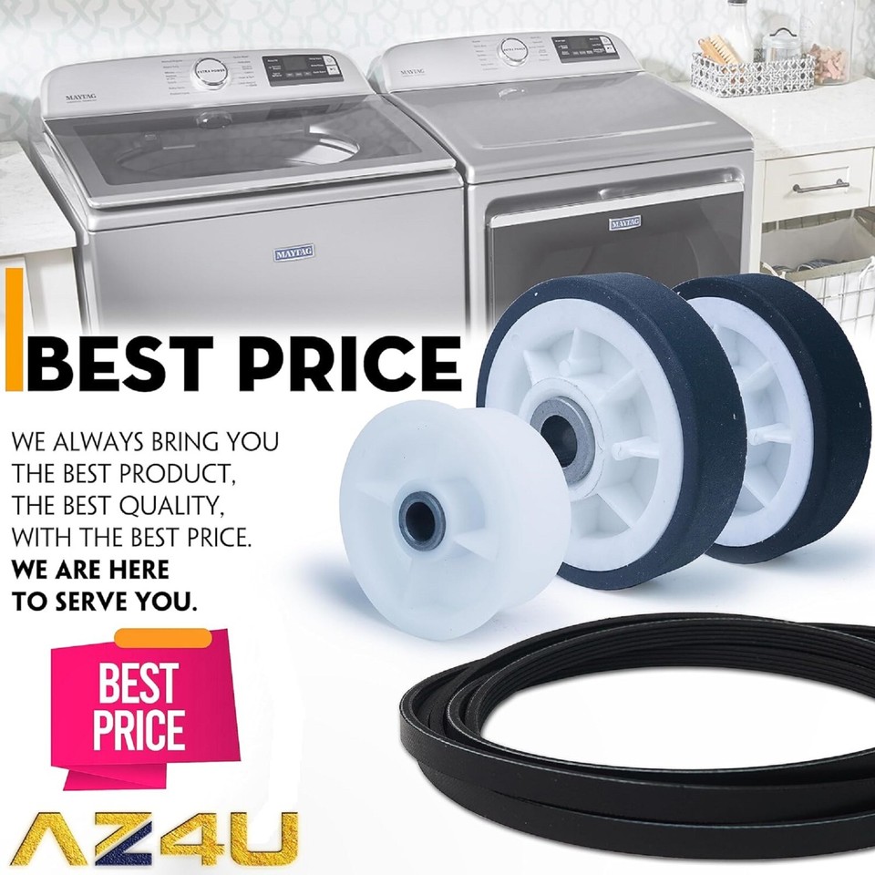 AZ4U Dryer Repair Kit Drum Rollers Replace For Maytag Neptune 3000 Series eBay