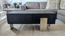 SHAGREEN LEATHER COFFEE TABLE