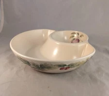 Pfaltzgraff Jamberry Chip and Dip Server