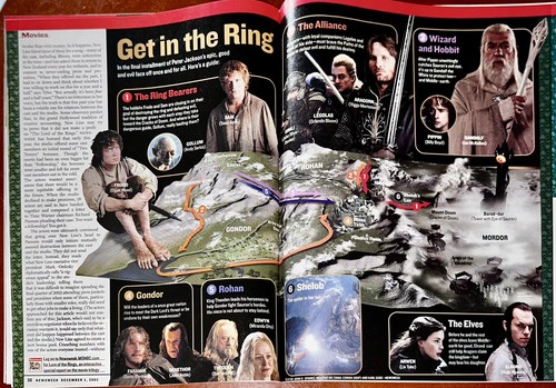 Newsweek HAIL TO THE RINGS Dec 1, 2003 MAGAZINE Michael Jackson Al Qaeda NEW - Picture 5 of 12