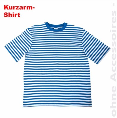 Ringel-T-Shirt blau/weiß M-XXL Matrosenshirt Matrose Kostüm Fasching 12283113F