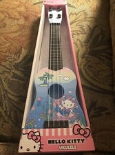 Official Licensed Sanrio Product First Act Hello Kitty Tunable Ukulele Blue