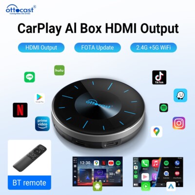 Ottocast P3 AIBOX Car Multimedia Player Wireless CarPlay&Android