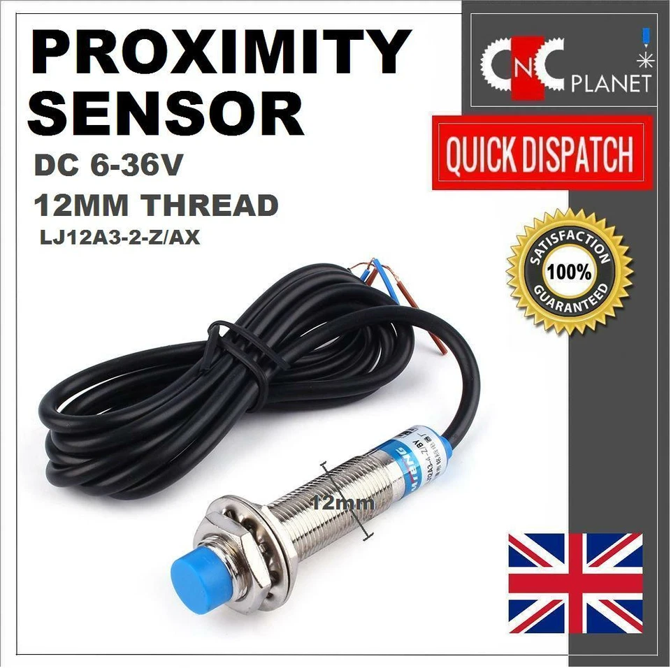 Inductive Proximity Sensor LJ12A3-2-Z/AX Metal Detecting NPN NC 3 Wire DC 6-36V  - Image 4 of 4