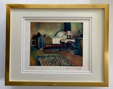 HENRI MATISSE CIRCA 1948 AWESOME SIGNED PRINT MATTED AND FRAMED + BUY IT NOW!!
