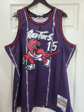 TORONTO RAPTORS VINCE CARTER MITCHELL NESS JERSEY SIZE XL