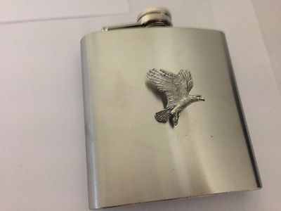 Eagle PP-B09 English Pewter 6oz Edelstahl Flachmann 