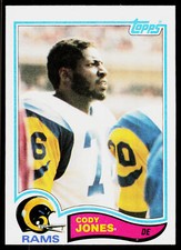 Cody Jones, 1982 Topps, #381, Los Angeles Rams