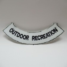 Outdoor Recreation - Vintage - Black Letterin...
