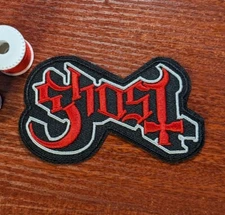 Ghost Band Patch 2.5x4" Rock Heavy Metal Music Embroidered Iron On