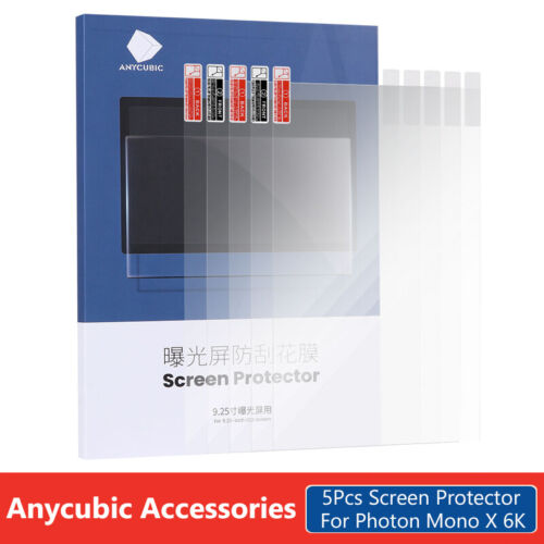 Anycubic Photon Mono X 6K/M3 PLUS Screen Protector 5 pièces protection d'écran - Photo 1/11