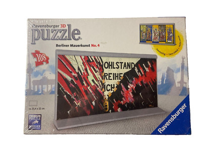 Ravensburger 3D Puzzle Berliner Mauerkunst No.4 - Neu in Folie - 108 Teile 