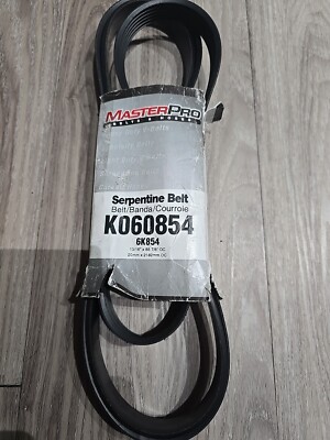 Serpentine Belt, Master Pro, #K060938-6K938, 13/16  x 94 1/2  OC, 20mmx2400mm OC