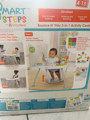 Smart Steps by Baby Trend Bounce N' Play 3-in-1 Activity Center